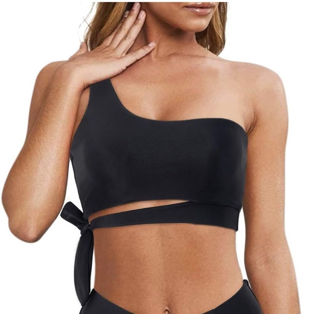 NWT‎ SZ S Swim Top One Shoulder High